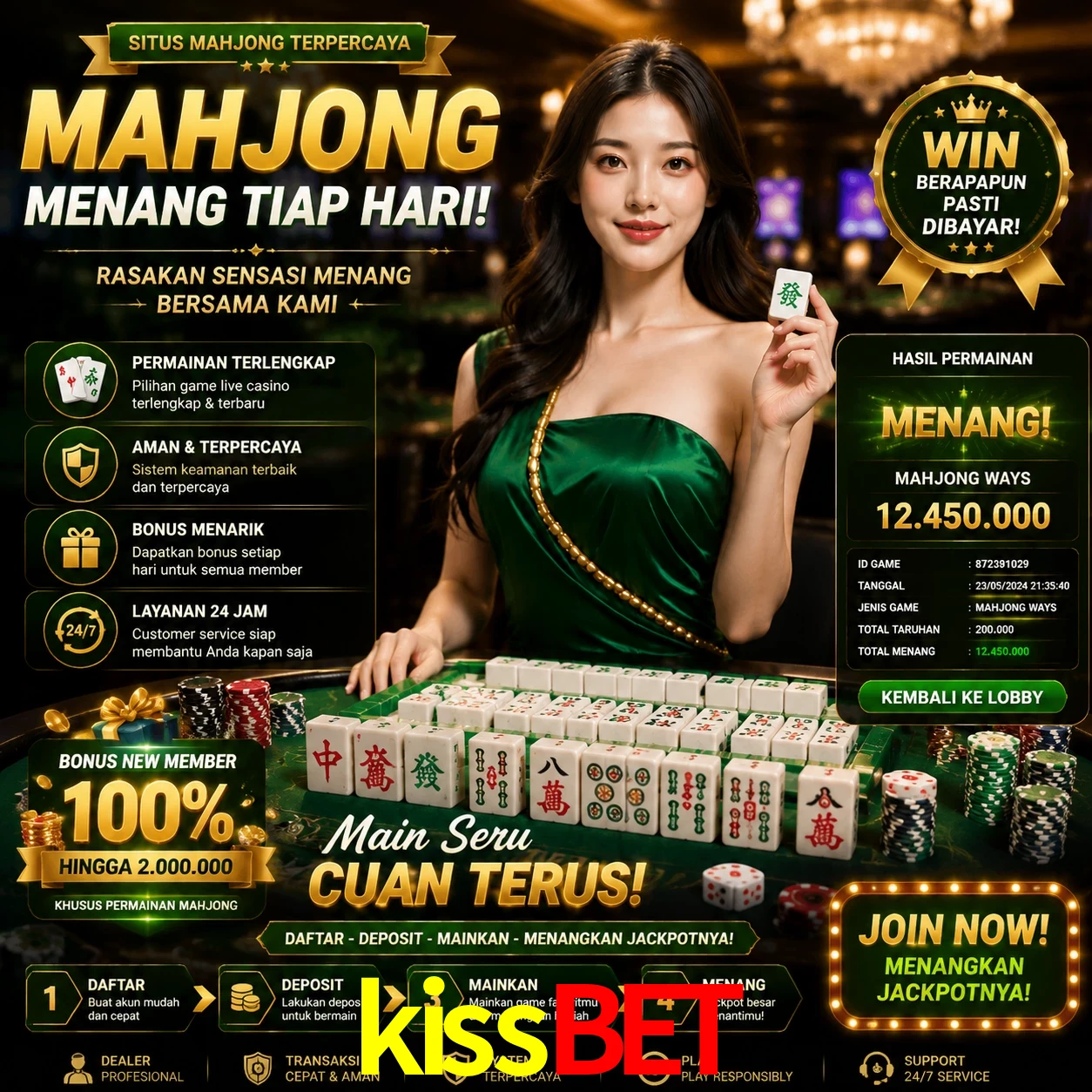 Cashback VIP kissbet - reembolso semanal